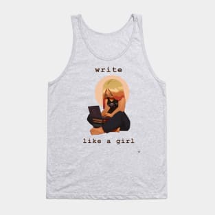 Write Like a Girl Tank Top